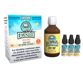 Le French Liquide - SuperVape EASY2MIX - 20/80 200ml 03mg - Base DIY