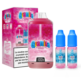 Puff Hybride Framboise Fraise Big Puff - Granita - Alfaliquid