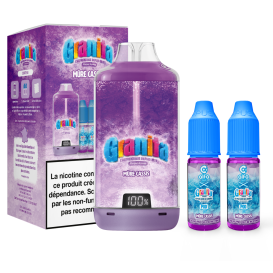 Puff Hybride Mûre Cassis Big Puff - Granita - Alfaliquid